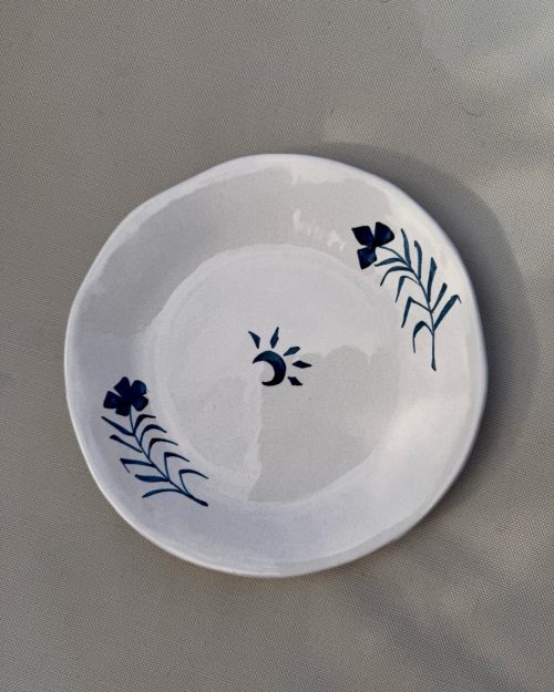Piatto piccolo Fiore e Luna