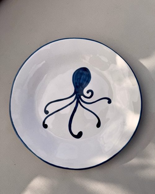 Piatto Polipo Blu