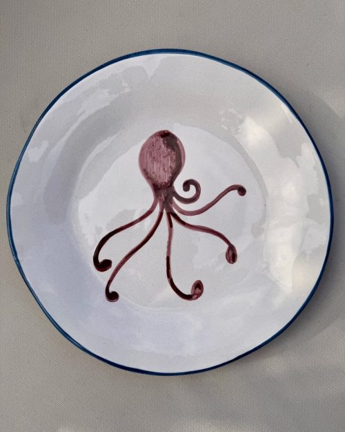 Piatto Polipo Viola