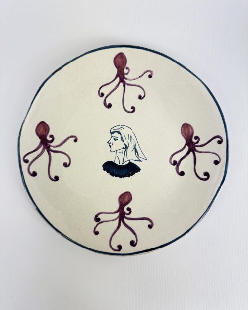 Piatto Polipo Viola